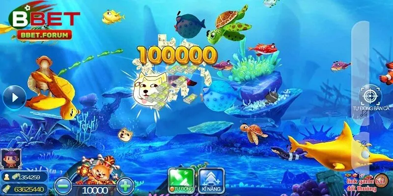 Chỉ với vài thao tác bạn có thể tham gia bắn cá H2 BBET 